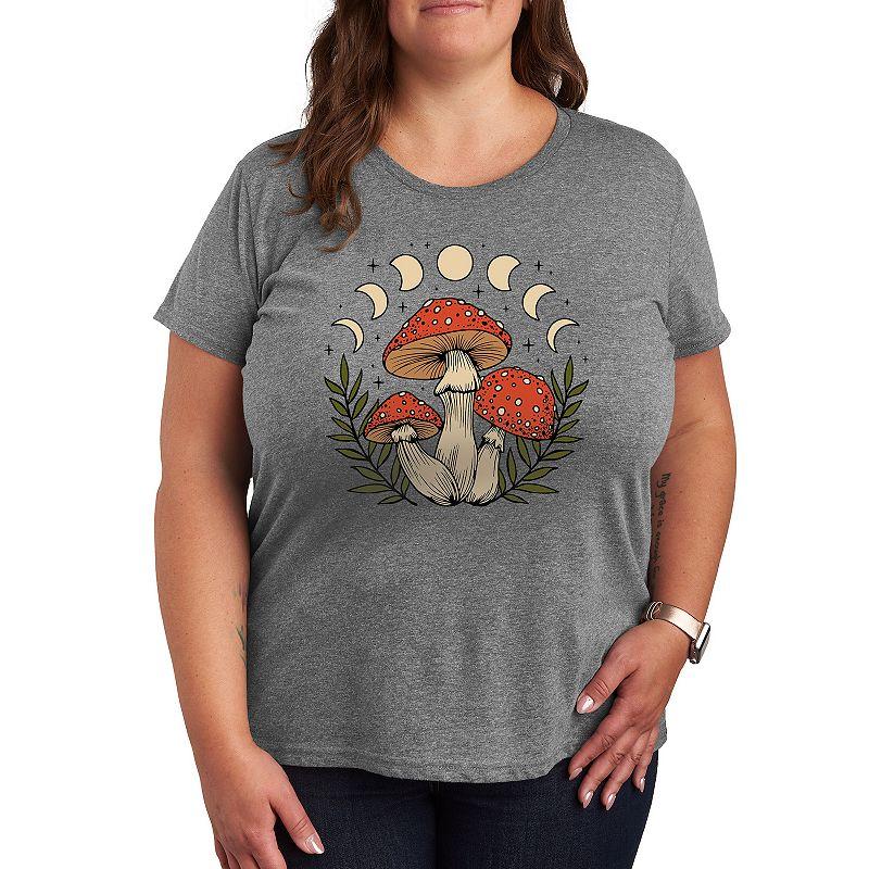 Women's Fall Mushrooms Graphic Tee, Girl's,  Product Image