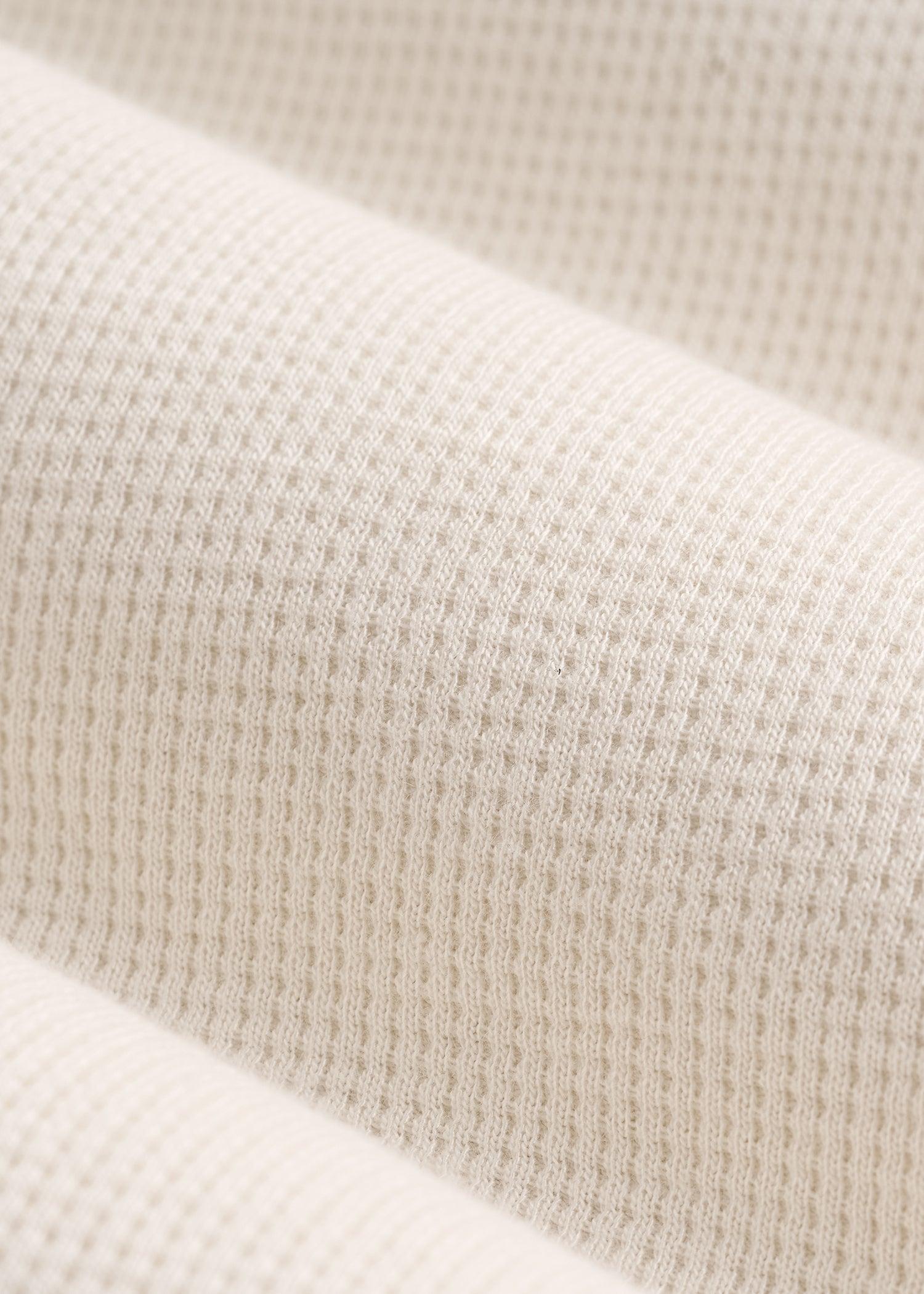 Waffle Tank Top for Tall Women in White Alyssum Female Product Image