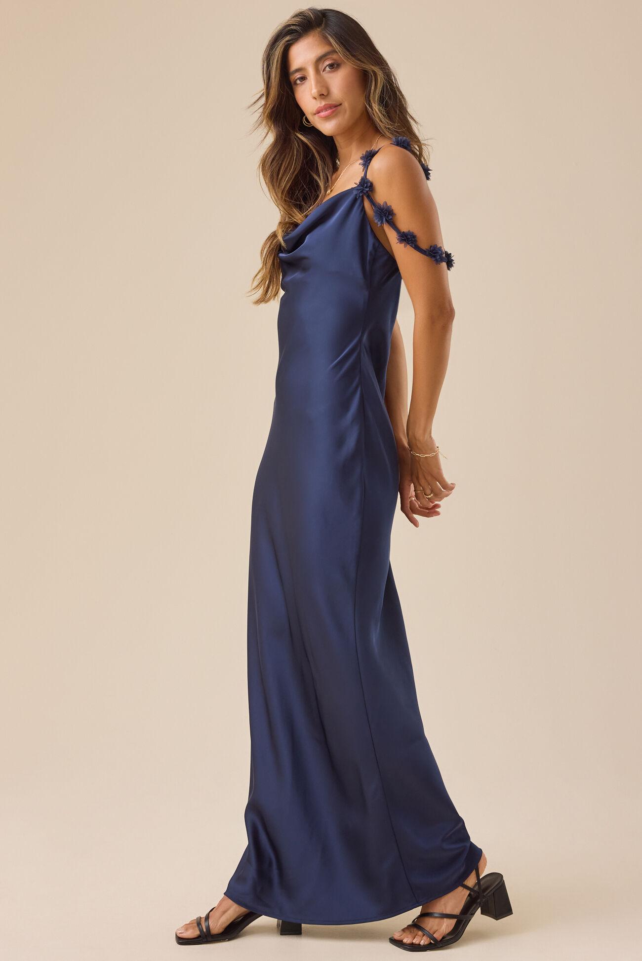 Scarlett Satin Maxi Dress Product Image