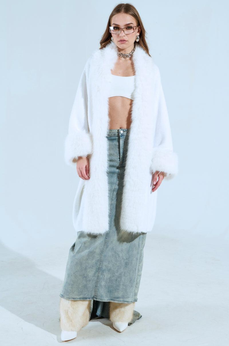 SNOW BUNNY LONG CARDIGAN Product Image