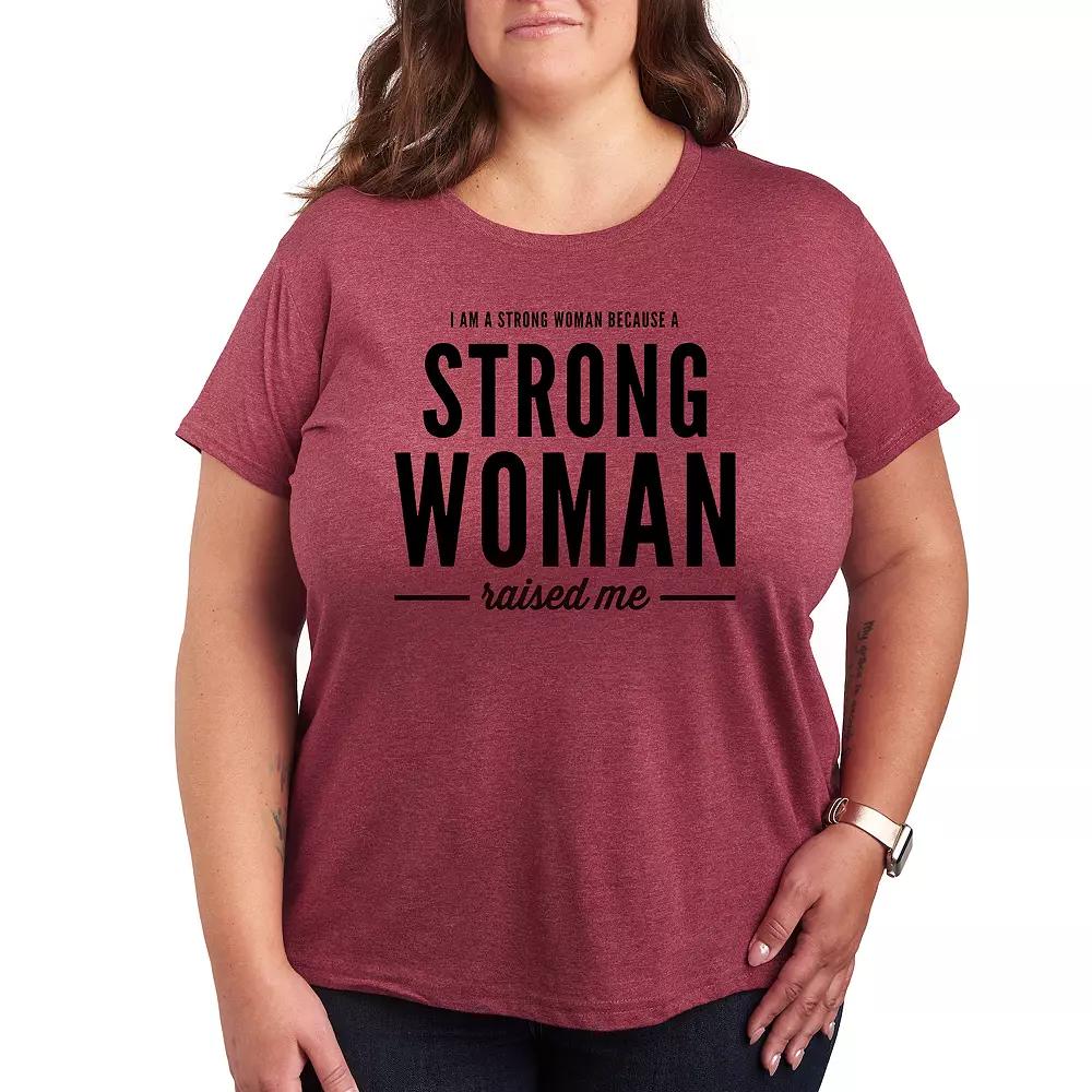 Plus Strong Woman Graphic Tee, Women's,  Product Image