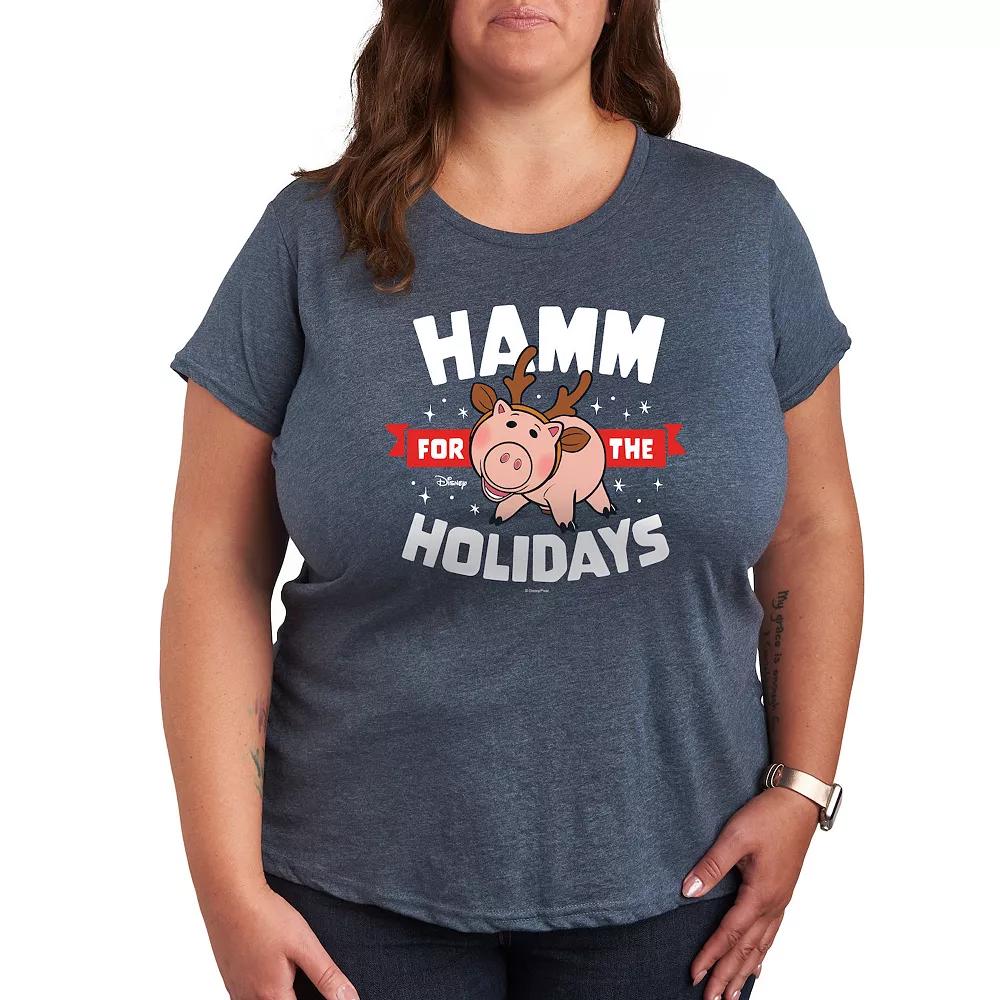 Disney / Pixar's Toy Story Women's Hamm For The Holidays Graphic Tee, Girl's,  Product Image