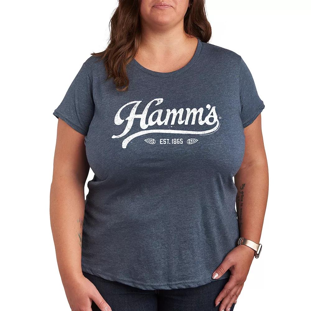 Plus Hamm's Vintage Logo Graphic Tee, Women's,  Product Image