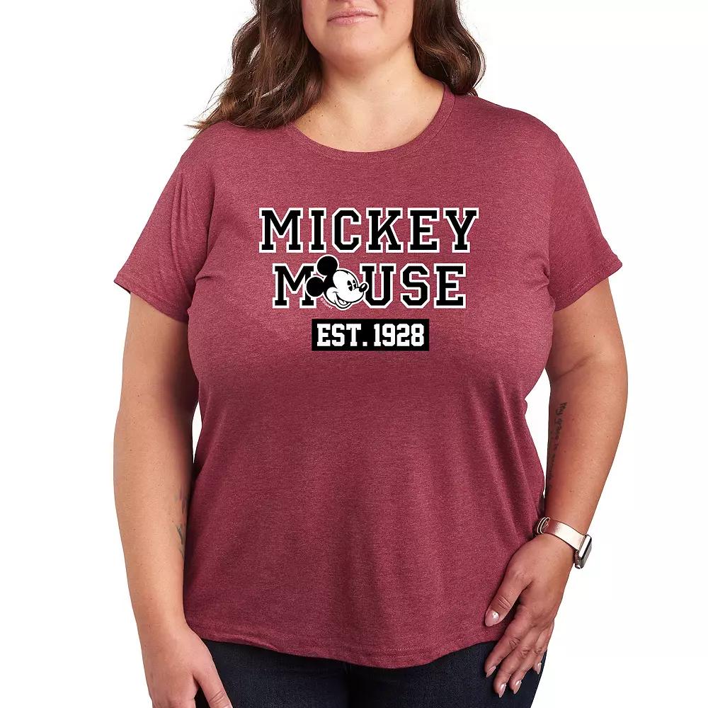 Disney's Mickey Mouse Plus Est. 1928 Graphic Tee, Women's,  Product Image