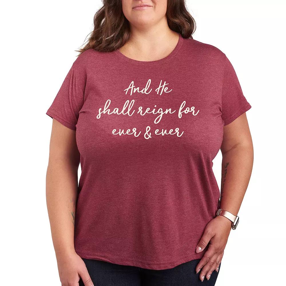 Plus And He Shall Reign Graphic Tee, Women's,  Product Image