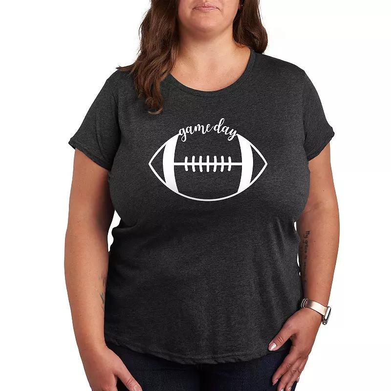 Women's Game Day Football Graphic Tee, Girl's,  Product Image