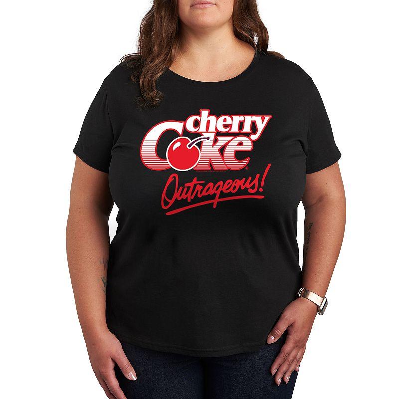 Plus Cherry Coke Outrageous Graphic Tee, Women's,  Product Image