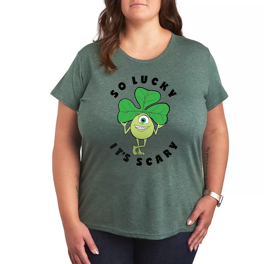 Disney / Pixar's Monsters, Inc. Plus So Lucky It's Scary Graphic Tee, Women's,  Product Image