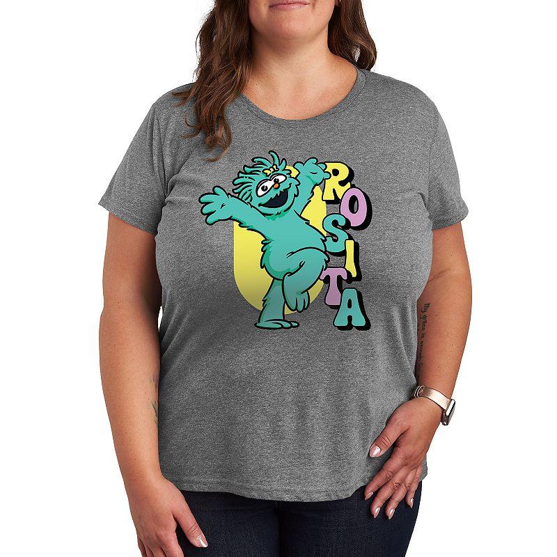 Plus Sesame Street Rosita Hands Up Graphic Tee, Women's,  Product Image