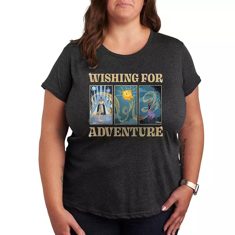 Disney's Wish Plus Adventure Grid Graphic Tee, Women's,  Product Image