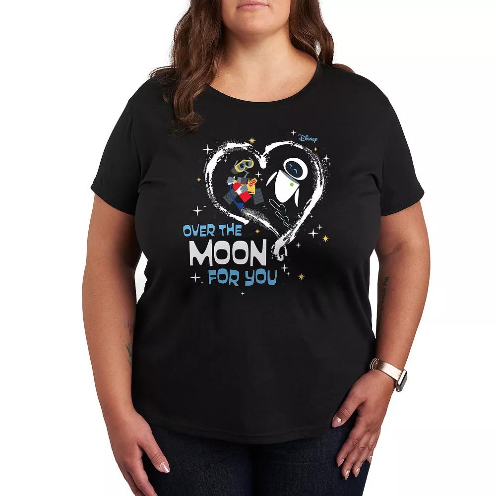 Disney / Pixar's WALL-E Plus Over The Moon For You Graphic Tee, Women's,  Product Image