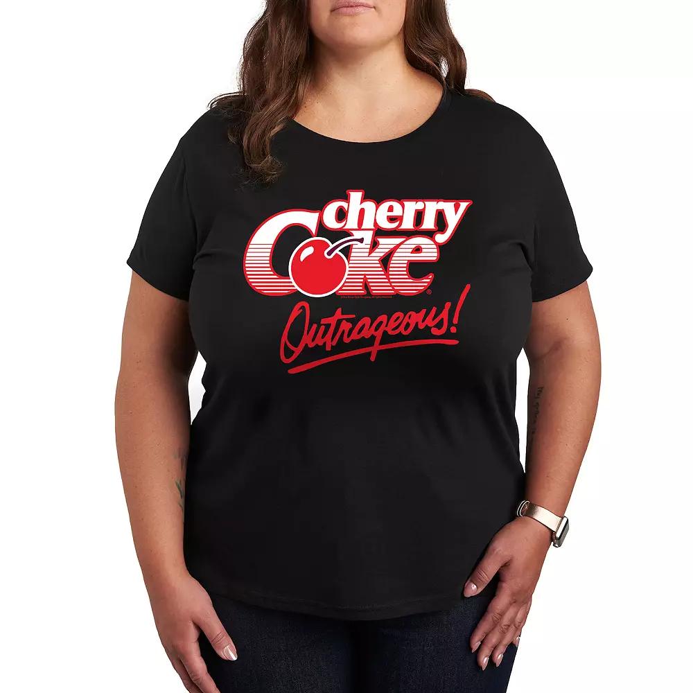 Plus Cherry Coke Outrageous Graphic Tee, Women's,  Product Image