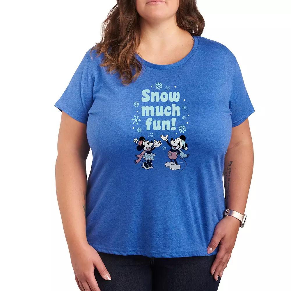Plus Peanuts Snoopy & Woodstock Present Graphic Tee, Women's,  Product Image