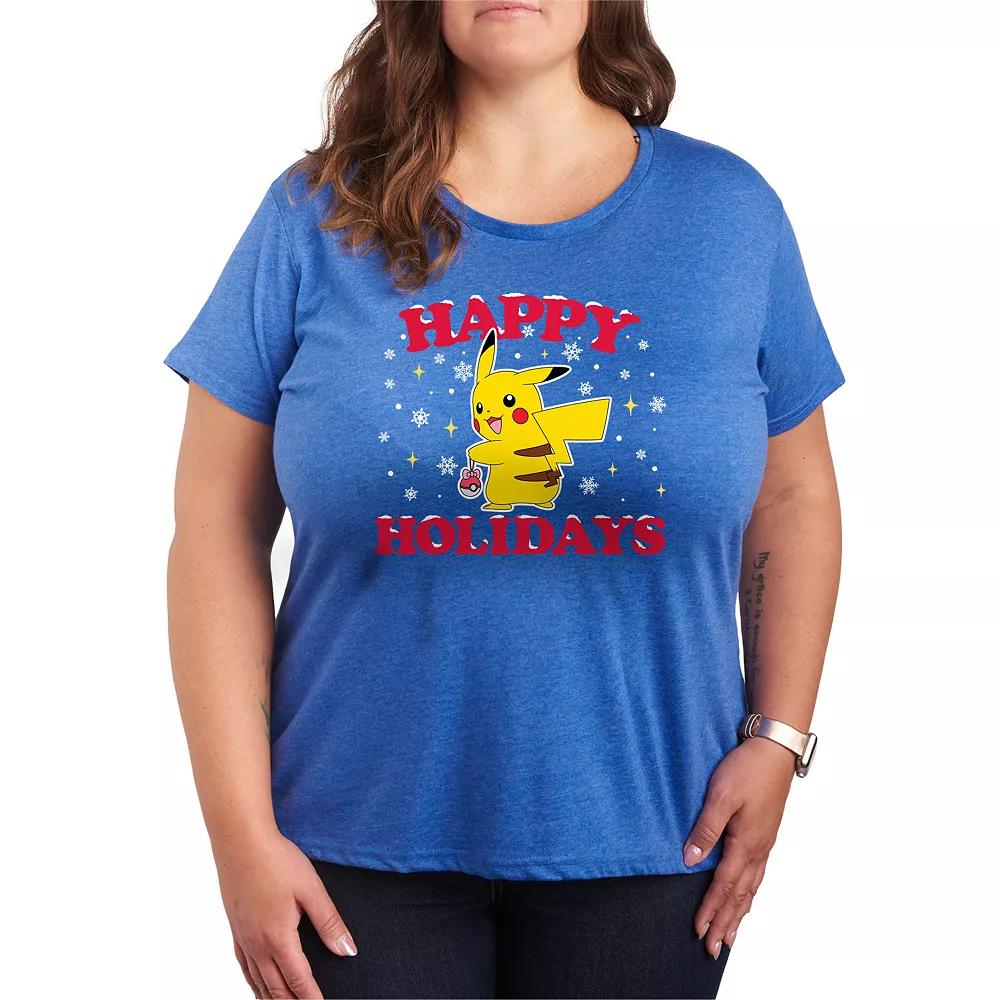 Disney's Mickey & Minnie Mouse Plus Winter Wishes Graphic Tee, Women's,  Product Image