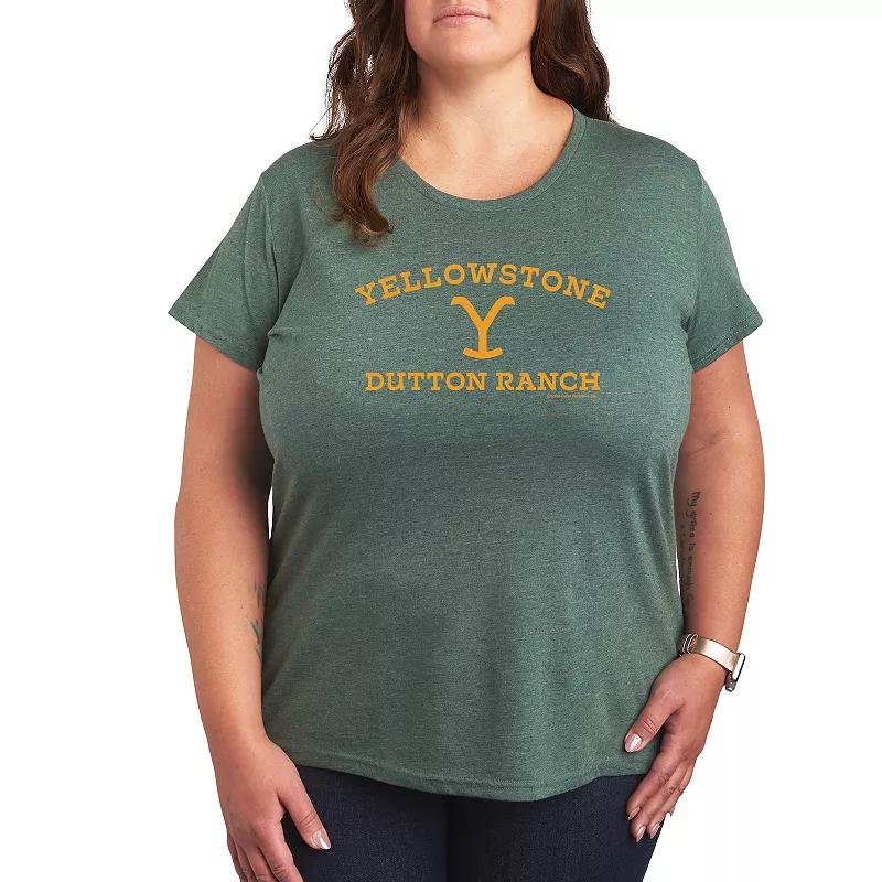 Plus Yellowstone Y Dutton Ranch Logo Graphic Tee, Women's,  Product Image