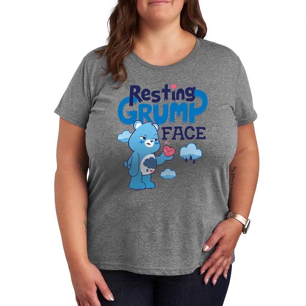 Plus Care Bears Resting Grump Face Graphic Tee, Women's,  Product Image