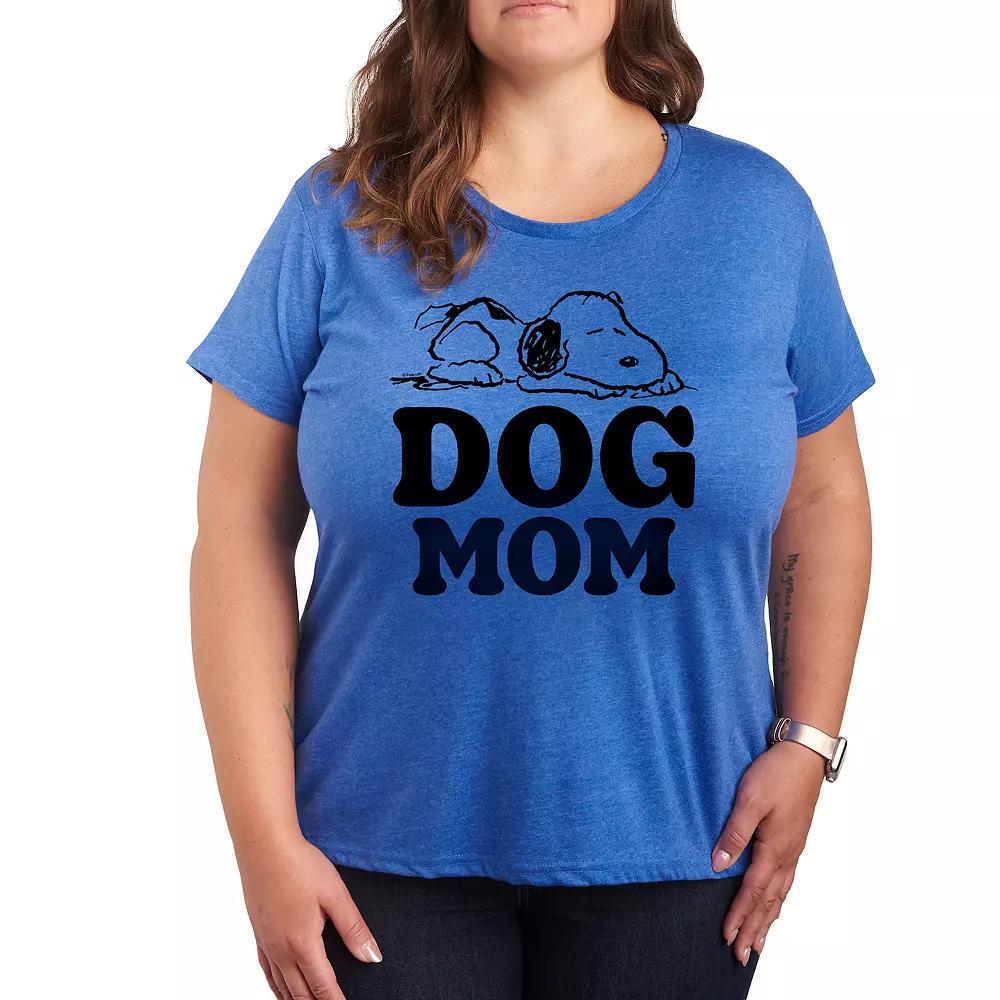 Plus Peanuts Snoopy Dog Mom Graphic Tee, Women's,  Product Image