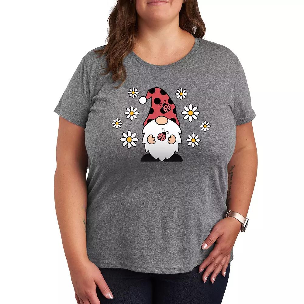 Plus Ladybug Gnome Graphic Tee, Women's,  Product Image