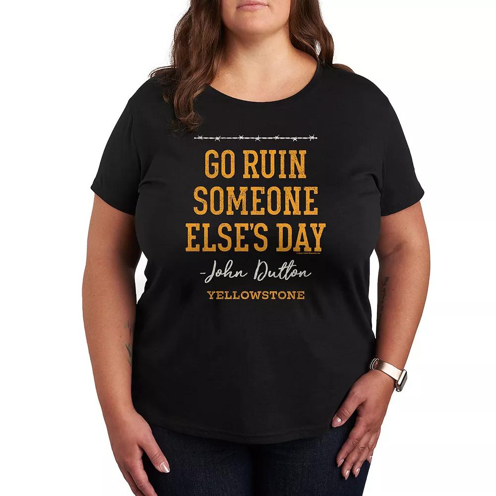 Plus Yellowstone Someone Else's Day Graphic Tee, Women's,  Product Image