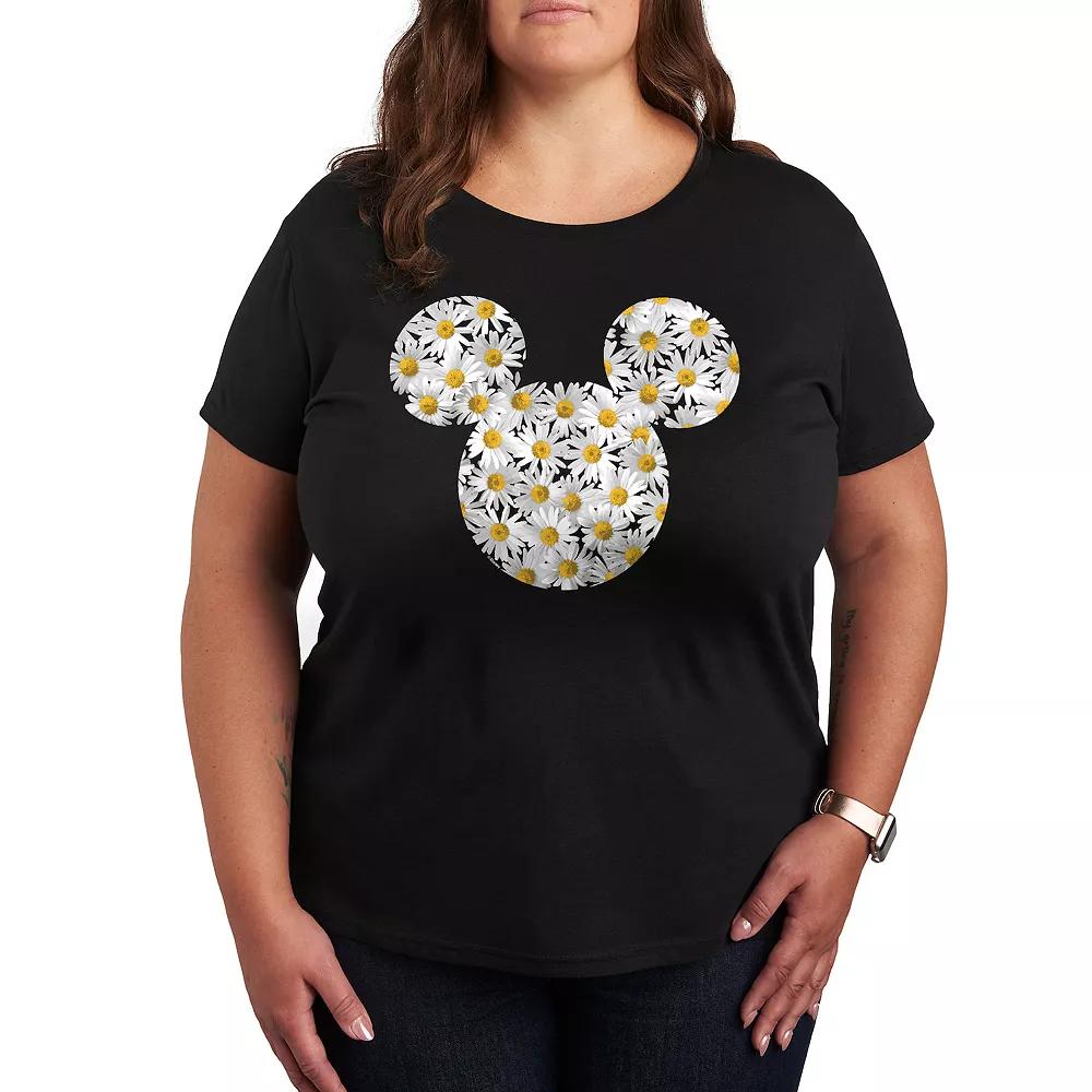 Disney's Mickey Mouse Plus Daisies Graphic Tee, Women's,  Product Image