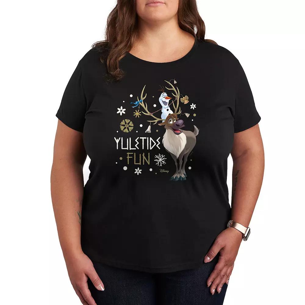 Disney's Frozen 2 Plus Yuletide Fun Graphic Tee, Women's,  Product Image