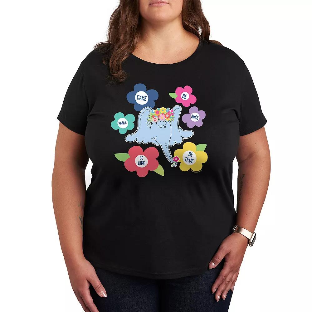 Plus Dr. Seuss Horton Kindness Graphic Tee, Women's,  Product Image