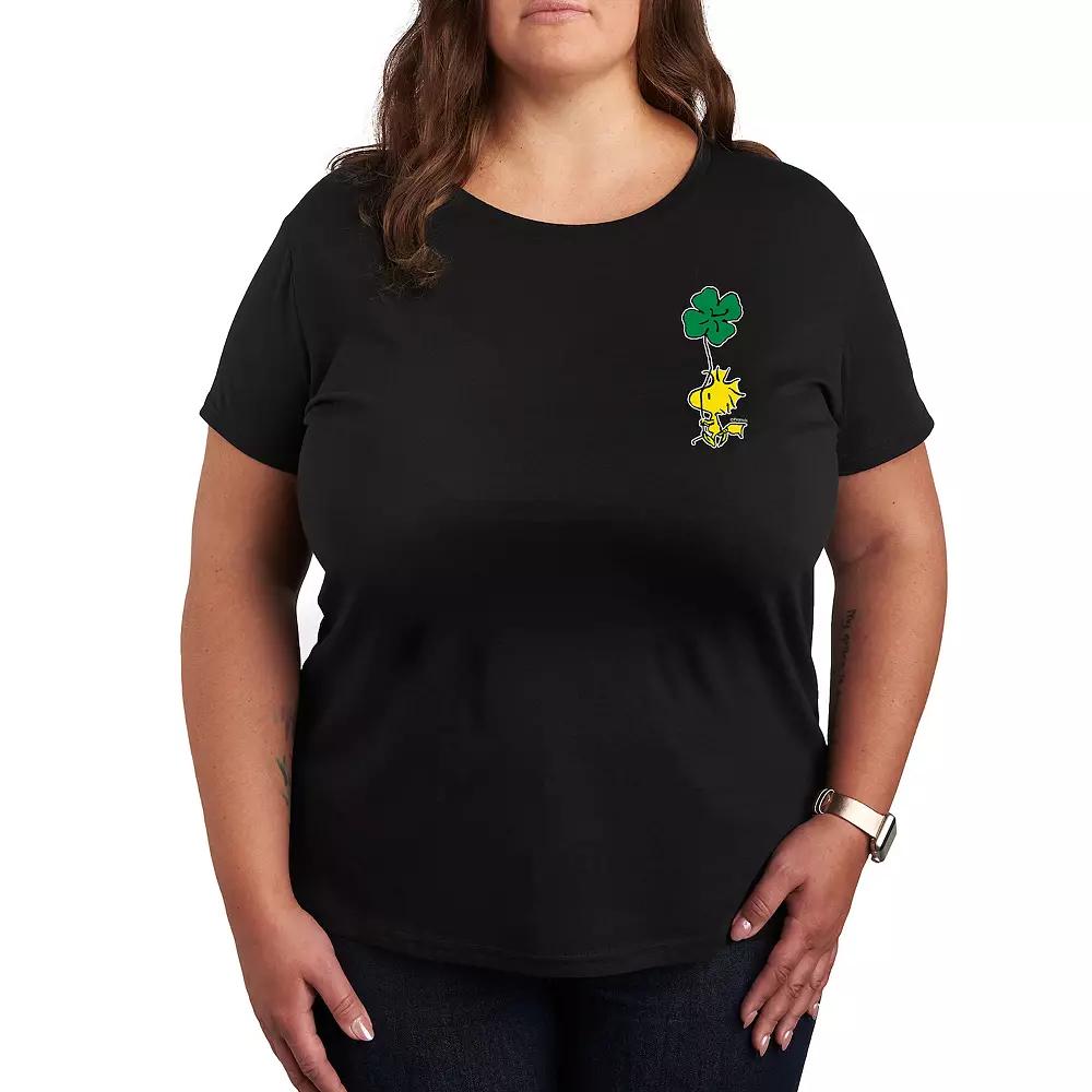 Plus Peanuts Woodstock Clover Graphic Tee, Women's,  Product Image