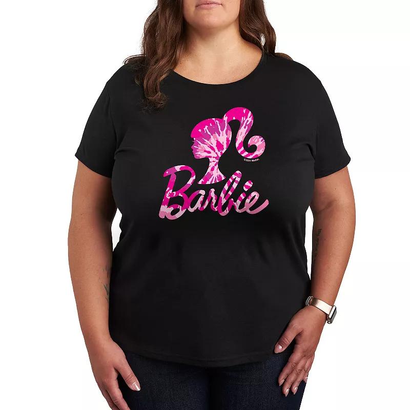 Plus Barbie® Logo Tie Dye Graphic Tee, Women's,  Product Image