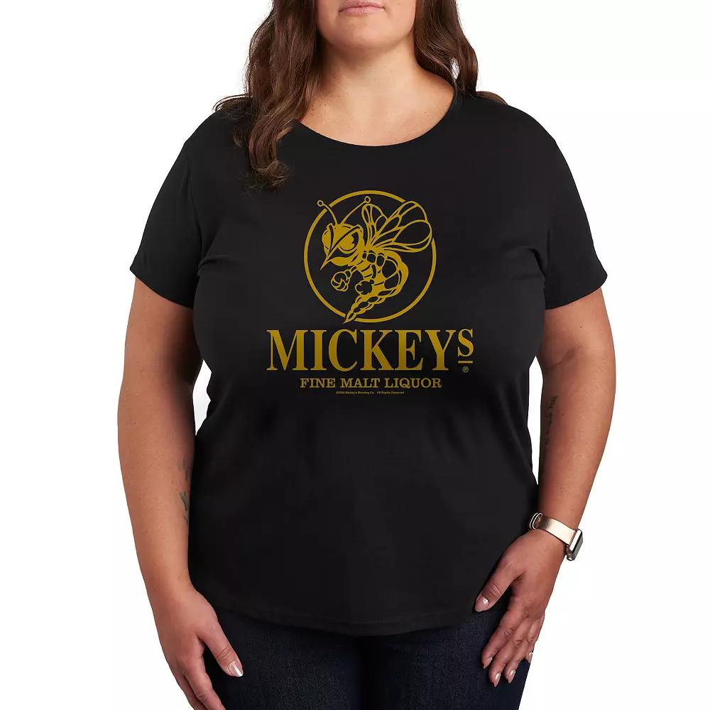 Plus Mickeys Bee Circle Graphic Tee, Women's,  Product Image