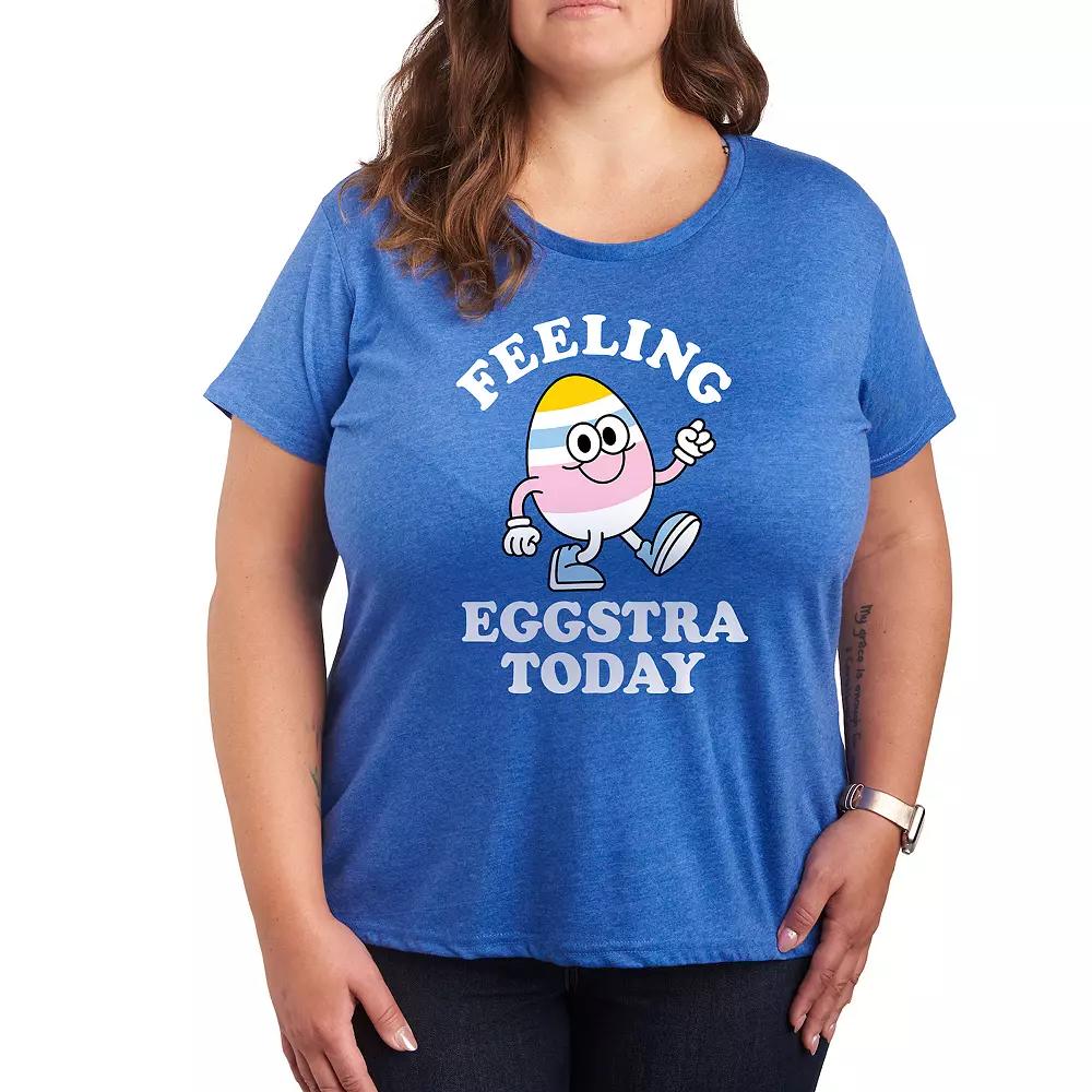 Plus Feeling Eggstra Graphic Tee, Women's,  Product Image