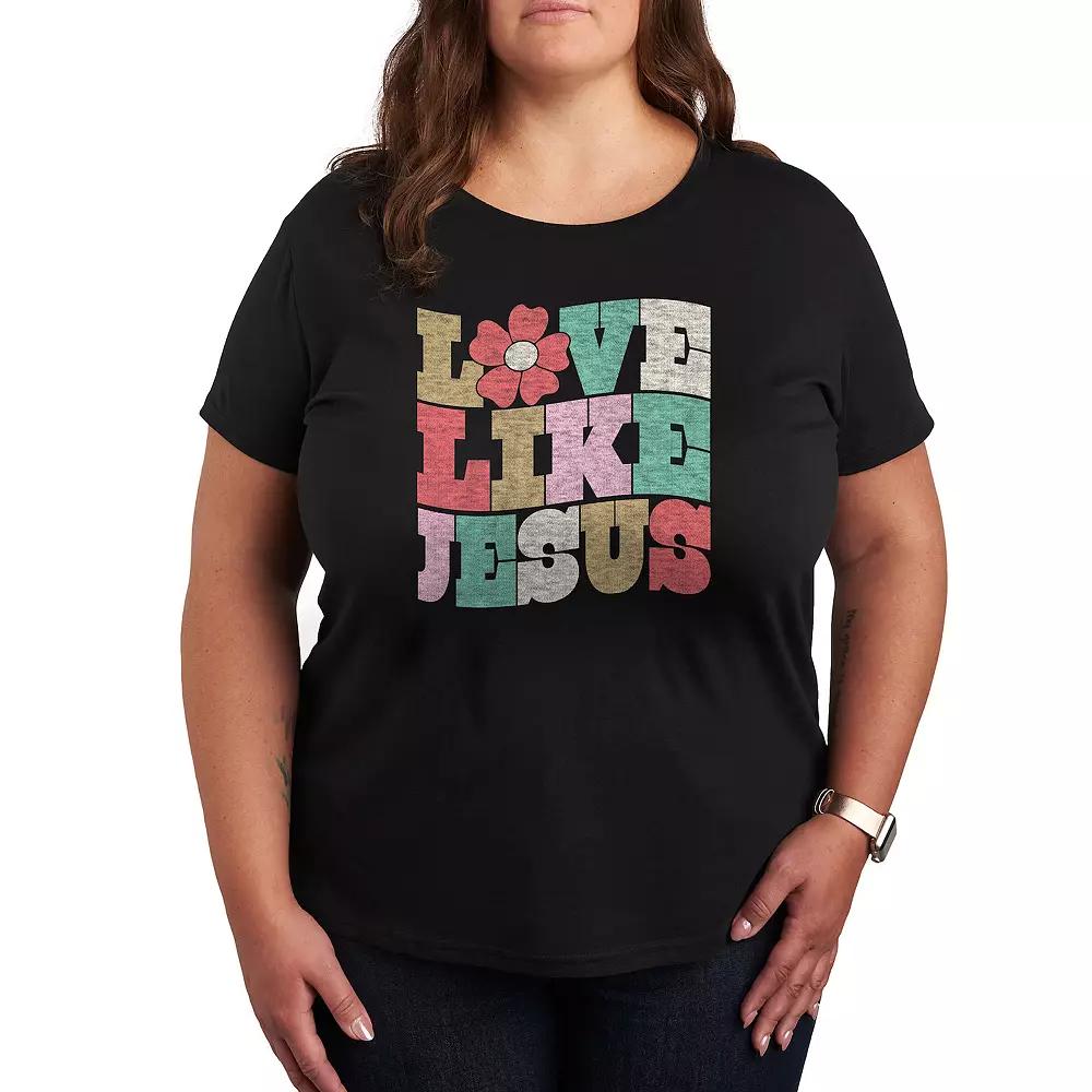 Women's Love Like Jesus Graphic Tee, Girl's,  Product Image