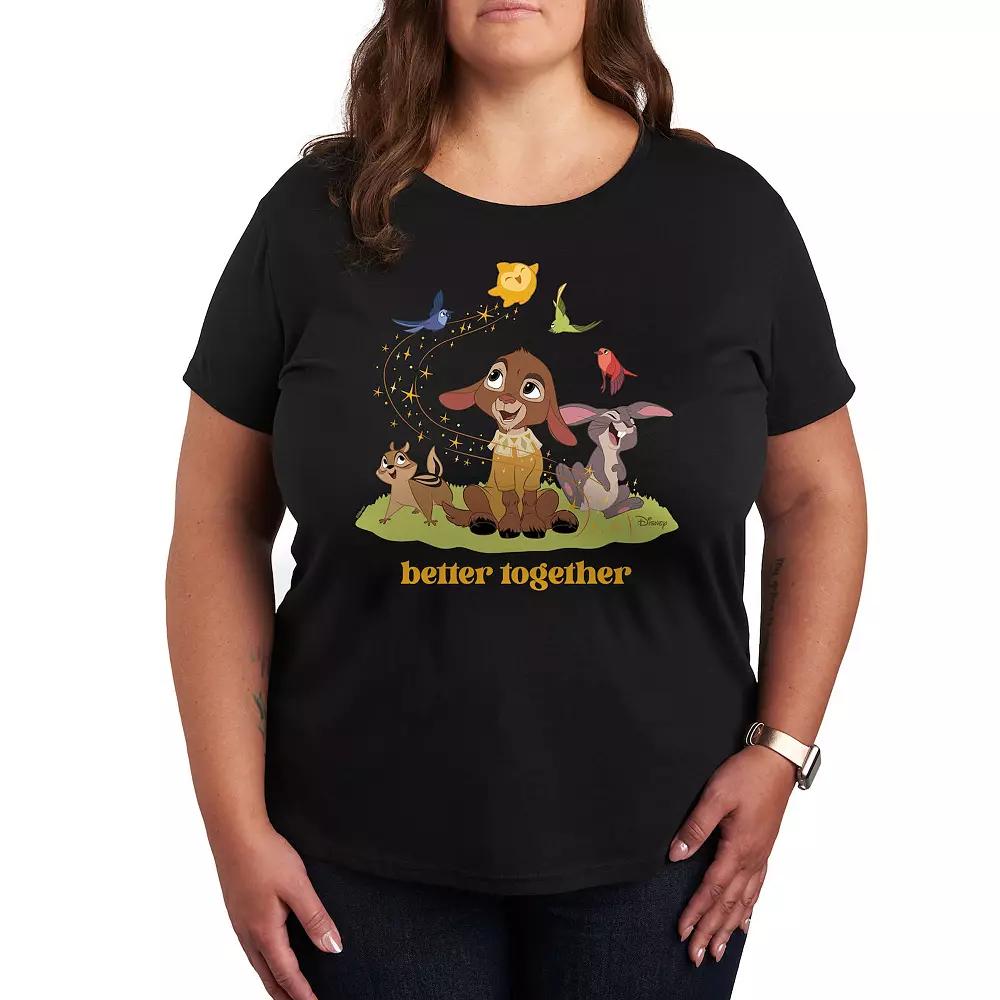 Disney's Wish Plus Better Together Graphic Tee, Women's,  Product Image