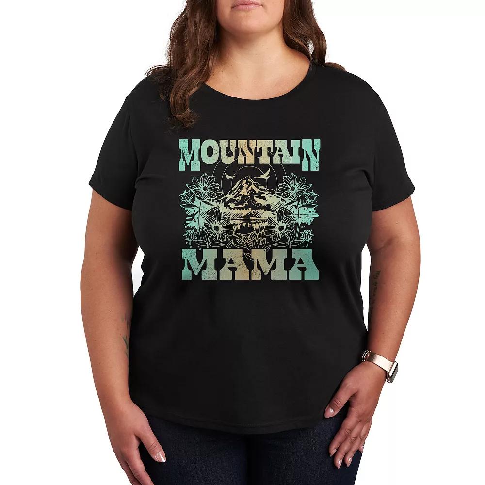 Plus Mountain Mama Graphic Tee, Women's,  Product Image