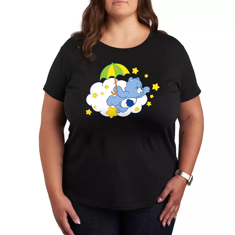 Plus Care Bears Grumpy Umbrella Graphic Tee, Women's,  Product Image