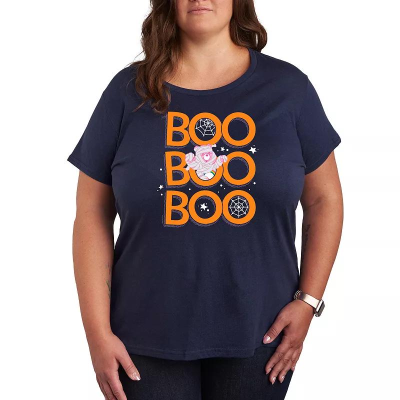 Plus Size Care Bears Boo Mummy Halloween Graphic Tee, Womens Product Image