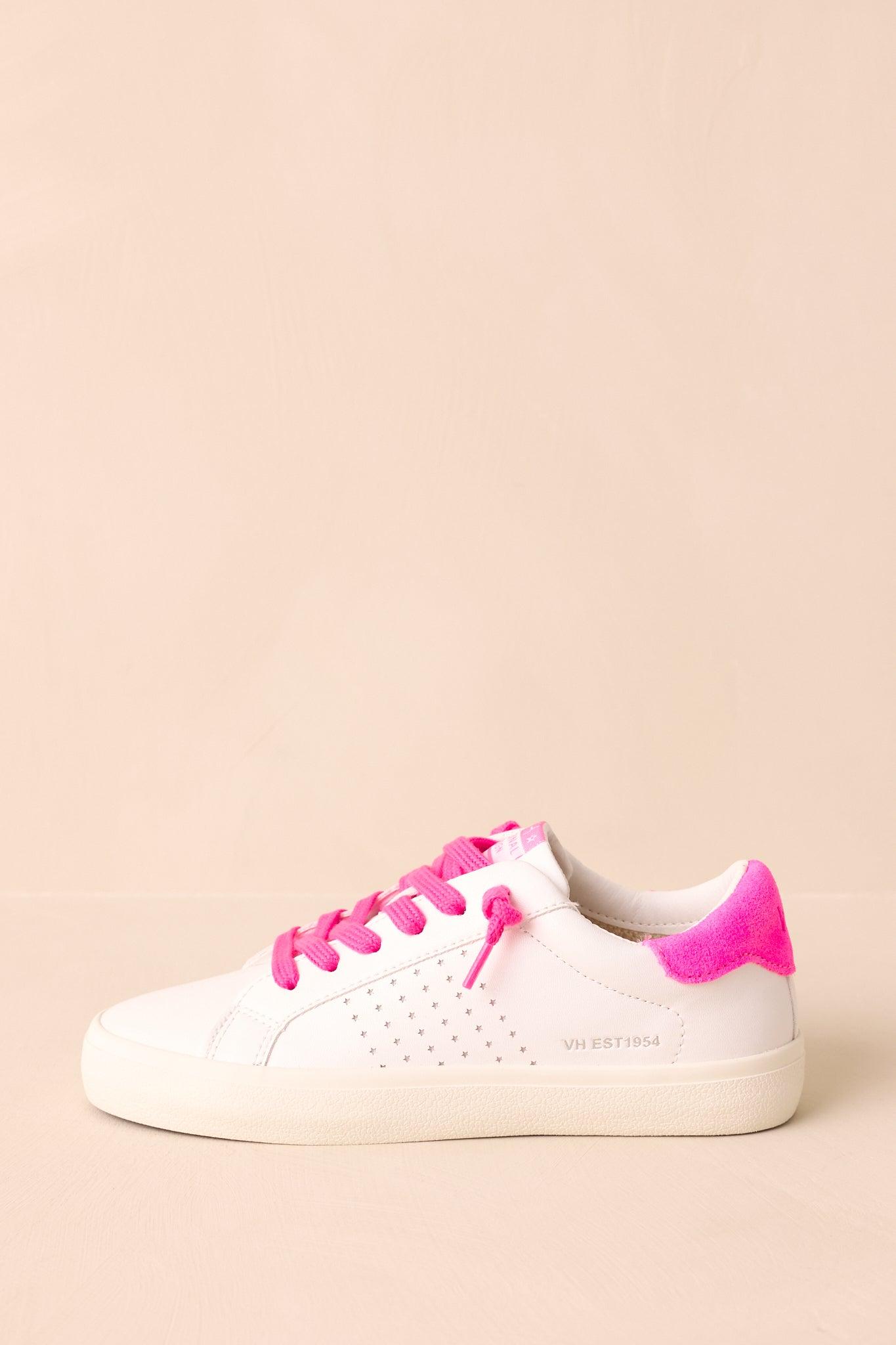Vintage Havana Original Neon Pink Lace Sneakers Product Image