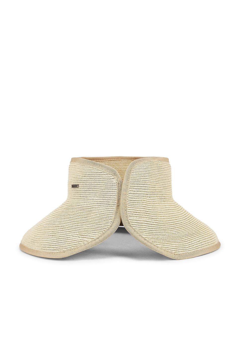 Ivy Packable Straw Visor Brixton Product Image