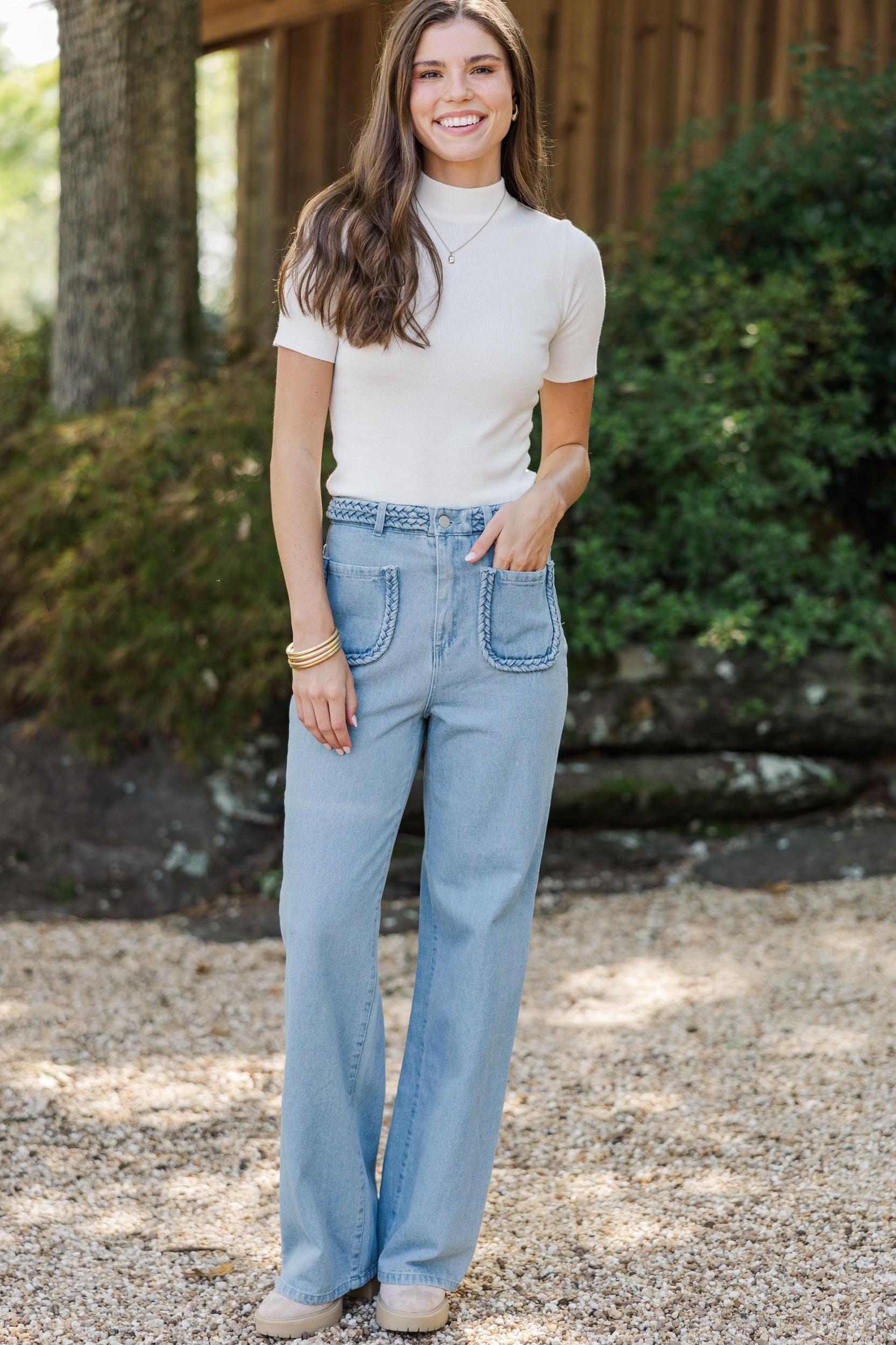 All In Off White Short Sleeve Sweater Female Product Image