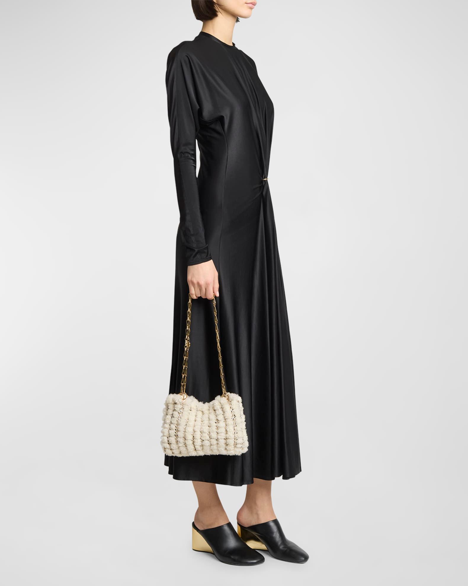 Sac a Main Disc-Link Lamb Fur Shoulder Bag Product Image