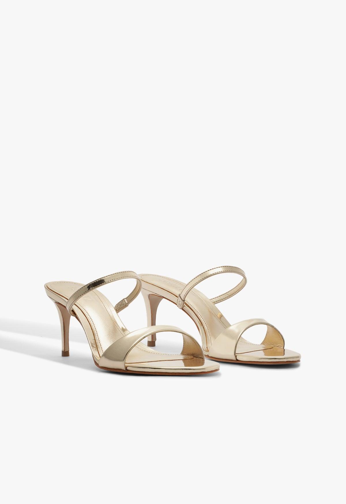 Jessica Mid Mule Metallic Sandal Product Image