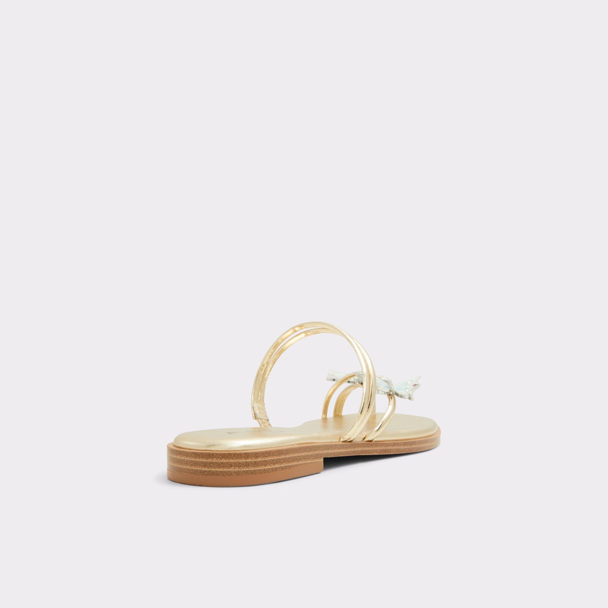 Glasswing Gold Women's Flat Sandals | ALDO US Product Image