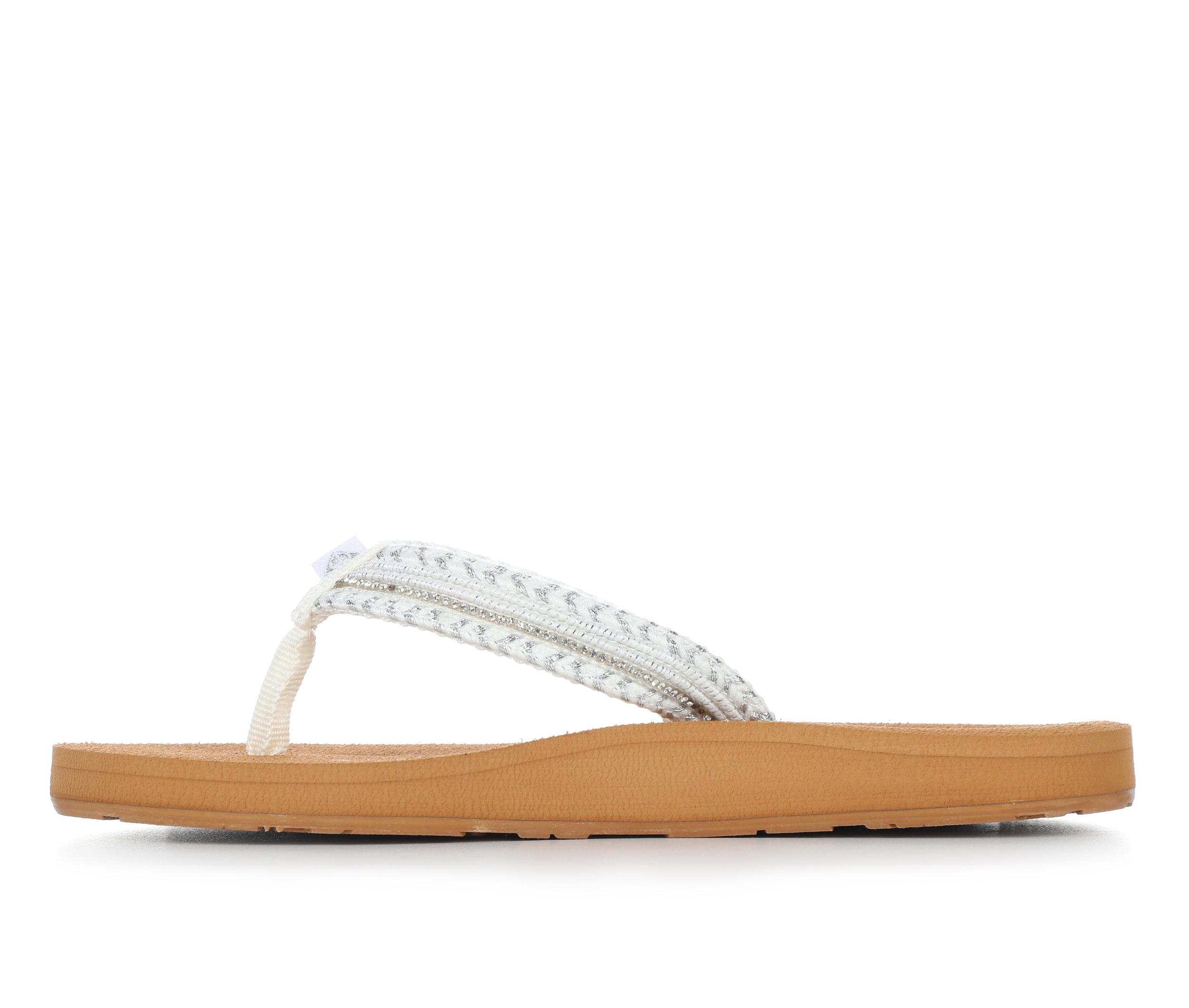 Women's Roxy Tidepool Bling Flip-Flops Product Image