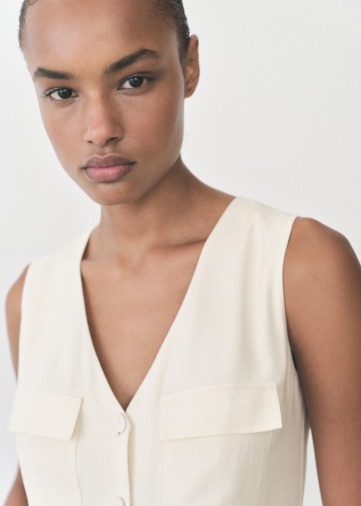 Belt long jumpsuit - Women | MANGO USA Product Image