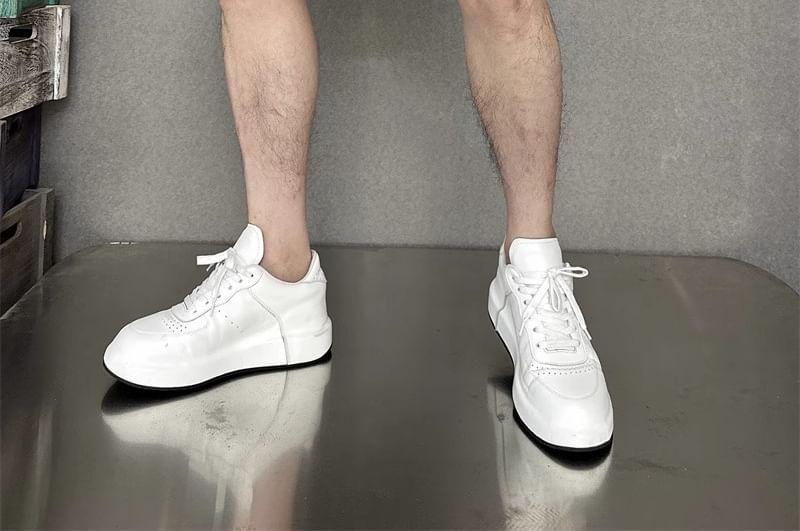 Drawstring Waist Plain Wide Leg Cargo Shorts Product Image