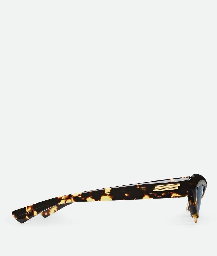 Angle Cat Eye Sunglasses in Havana/havana/blue Product Image