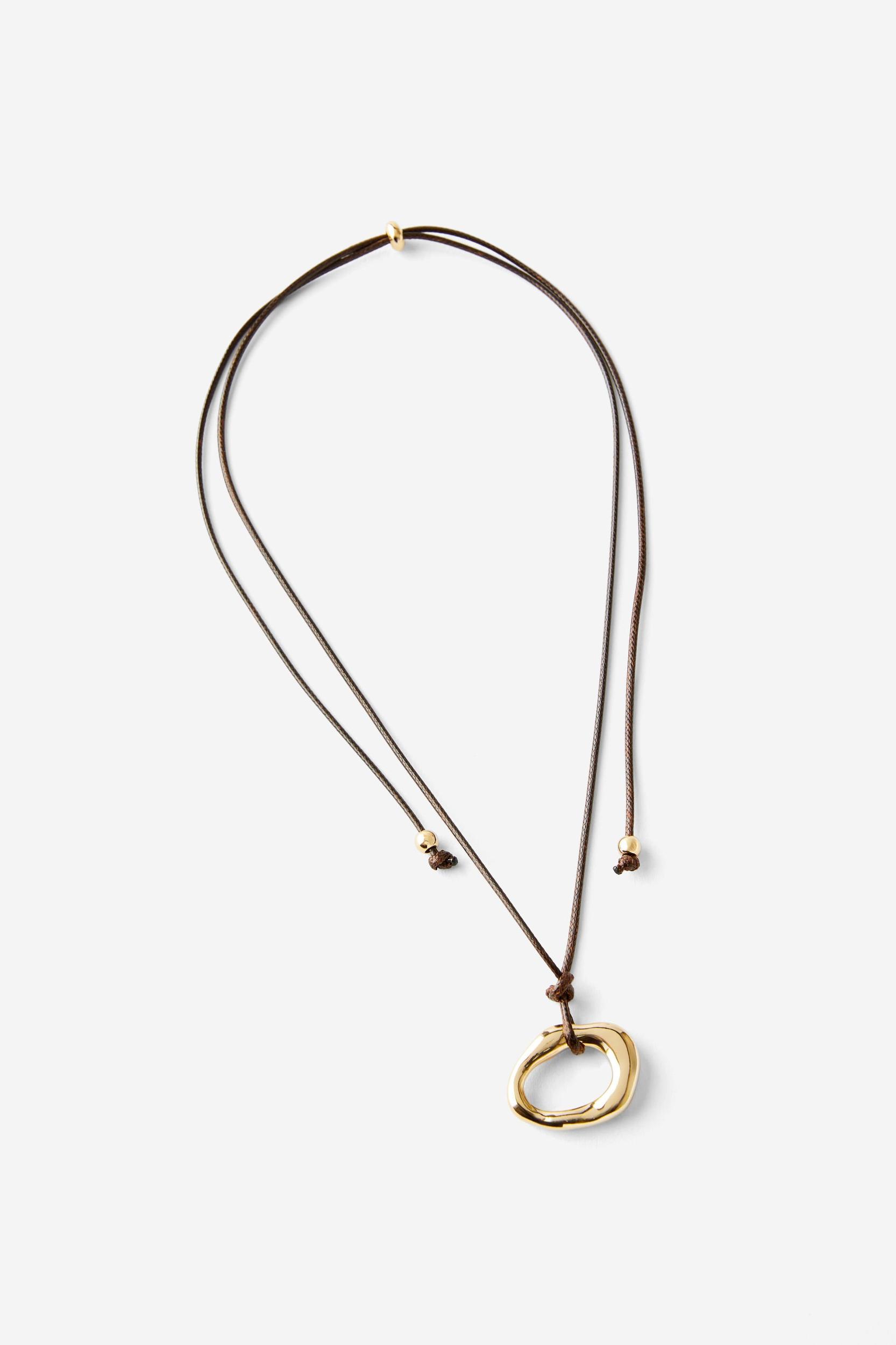 Cord Pendant Necklace Product Image