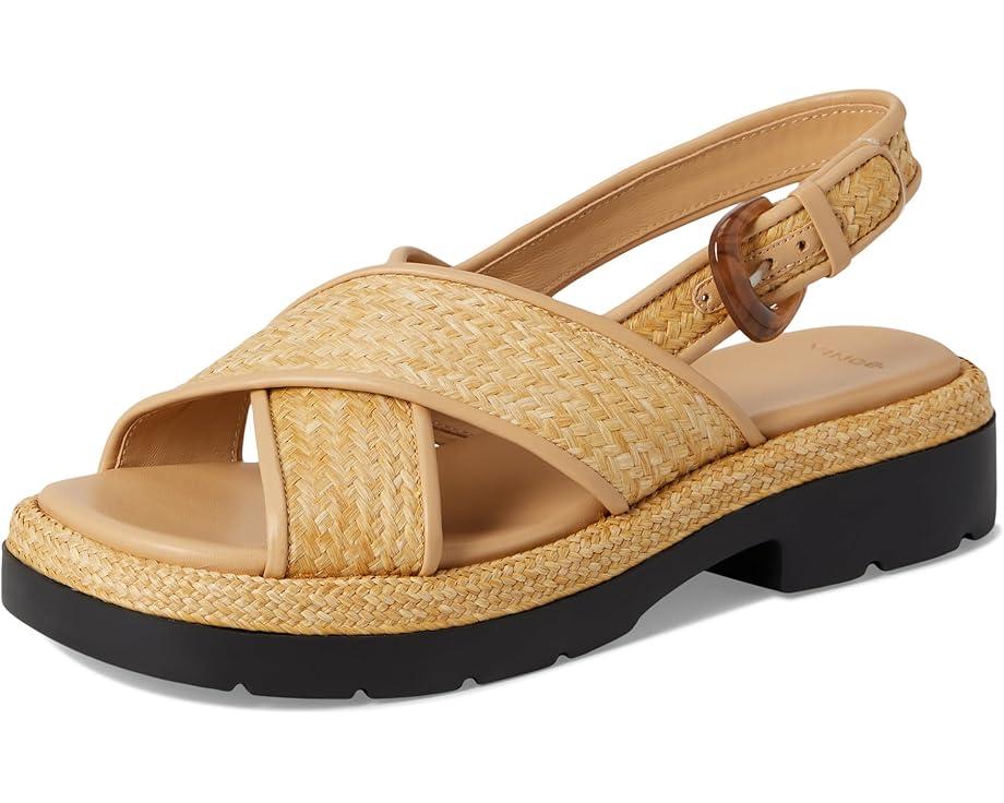 Women's Vince Helena Raffia Slingback Sandals Product Image