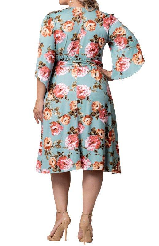 Floral Flare Wildflower Embroidered Dress - Plus Product Image