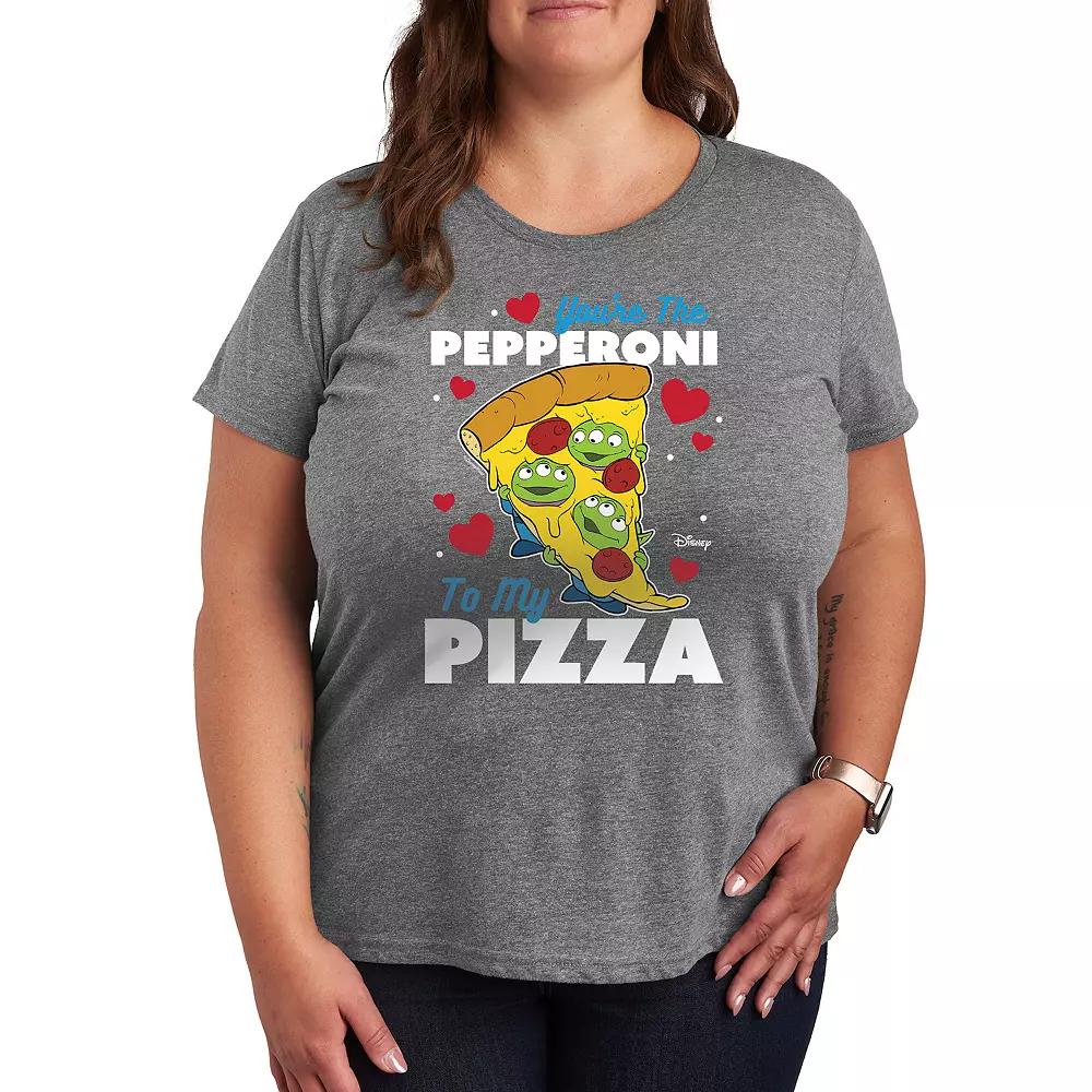 Disney / Pixar's Toy Story Plus Pepperoni To My Pizza Graphic Tee, Women's,  Product Image