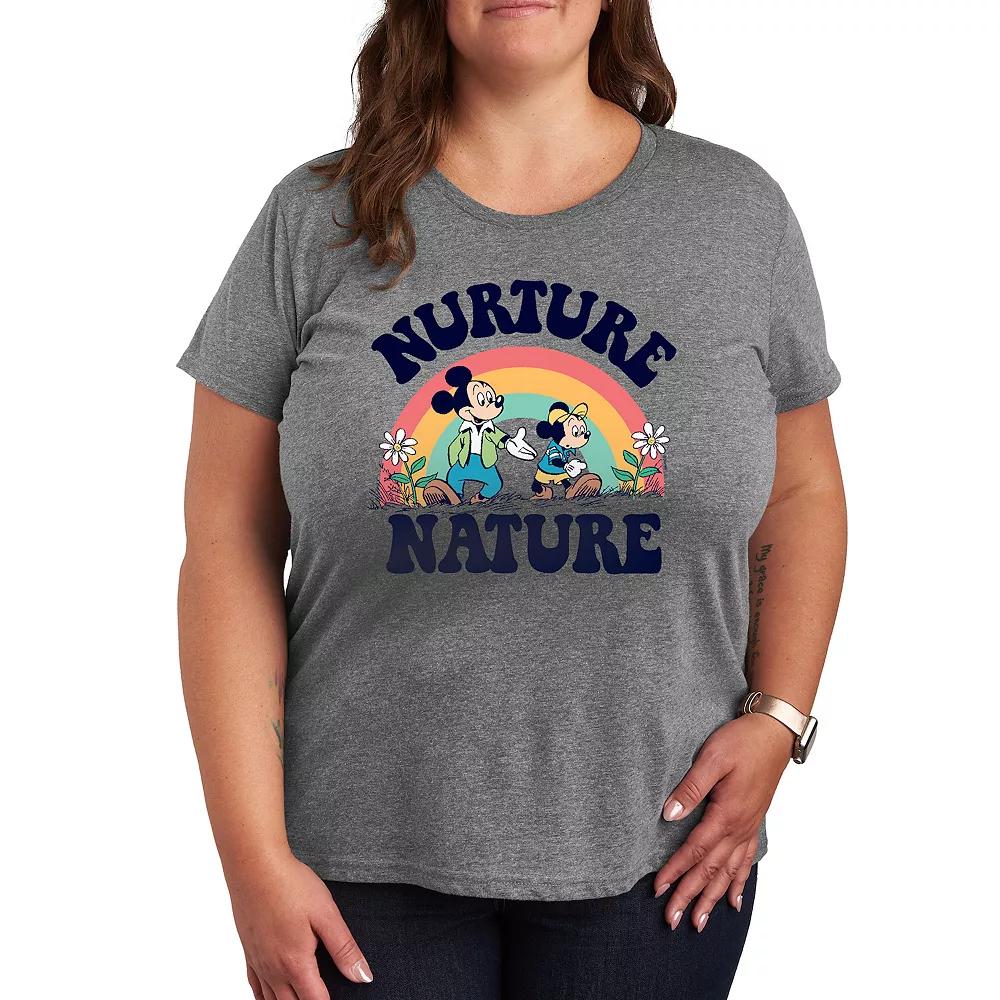 Disney's Mickey Mouse Plus Nurture Nature Graphic Tee, Women's,  Product Image